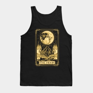 The Moon Tarot in Gold Tank Top